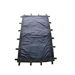 Blast Curtain Shield with circle webbing straps