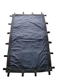 Blast Curtain Shield with circle webbing straps