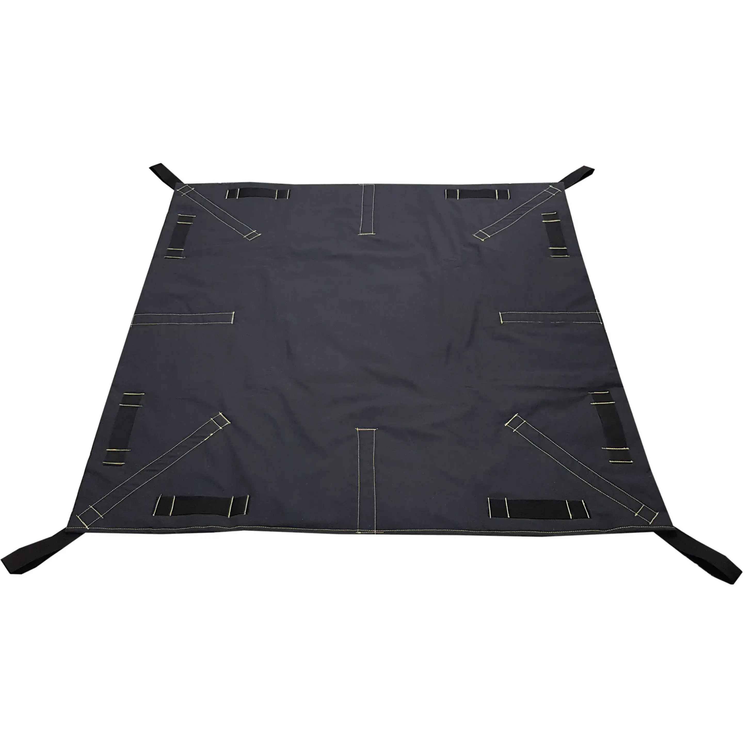 Impact-facing side of the blast blanket made of aramid fiber